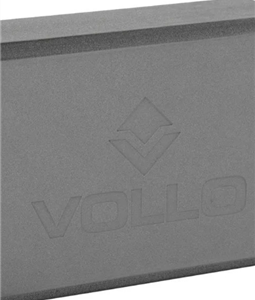 Especificaes Bloco de Yoga, marca: Vollo,  ideal para manter o alinhamento correto durante a prtica.  Cor: Cinza, Composio: EVA, Peso aproximado: 100 g, Dimenses aproximadas: 8 x 15 x 23 cm.