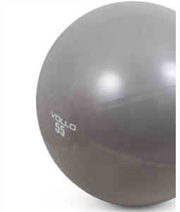 Especificaes da Bola Sua, marca: Vollo, Verstil e segura,  Dimenses aproximadas: 55 cm, Suporta at: 300 Kg, Cor: Cinza, Incluso: 1 Bola Gym Ball + 1 Bomba de ar + 2 Pino, sMaterial: PVC, Sistema Anti-Estouro, Superfcie Antiderrapante