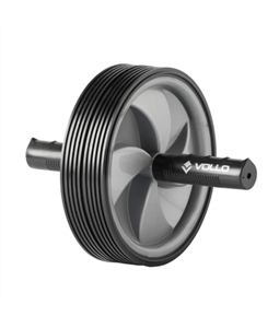 Especificaes Roda de Exerccio Dupla, marca: Vollo, Ideal para fortalecer abdmen, costas, ombros, braos e pernas, Cor: Cinza e Preto, Suporta at: 120 Kg, Peso aproximado: 553g, Dimenses aproximadas: 25,5cm x 18cm, Composio: Ferro, Plstico, Borracha.