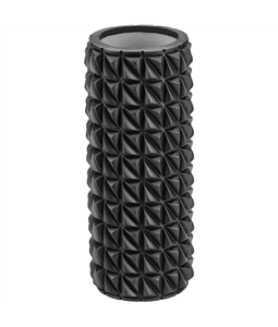 Especificaes Rolo de Liberao Miofascial Preto, marca: Vollo, Ideal para aliviar tenses e acelerar a recuperao muscular,  Textura: Extra Firme, Composio: EVA e PVC, Peso aproximado: 830g, Peso suportado: 100kg, Dimenses aproximadas: 30cm x 13cm x 13cm.